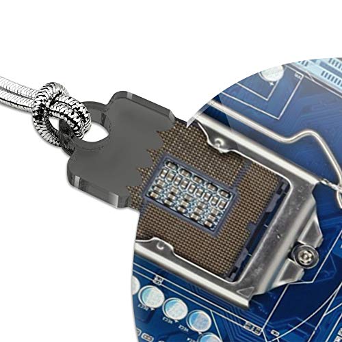 Computer Motherboard Processor CPU Acrylic Christmas Tree Ornament - Holiday Decor