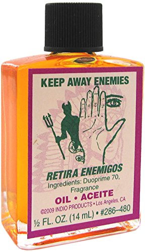 INDIO Keep Away Enemy Spiritual Oil - 1/2oz Protection Ritual Oil