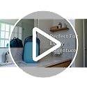 Blue Travel Soap Storage Box - Portable Bathroom Organizer for Camping & Hotel