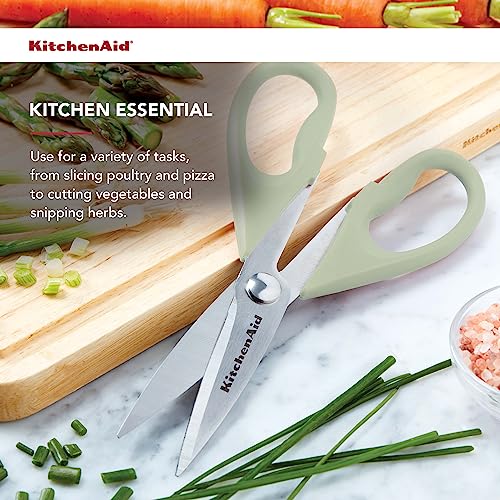 KitchenAid Kitchen Shears - Premium Stainless Steel, 8.72 Inch, Soft Grip Handle