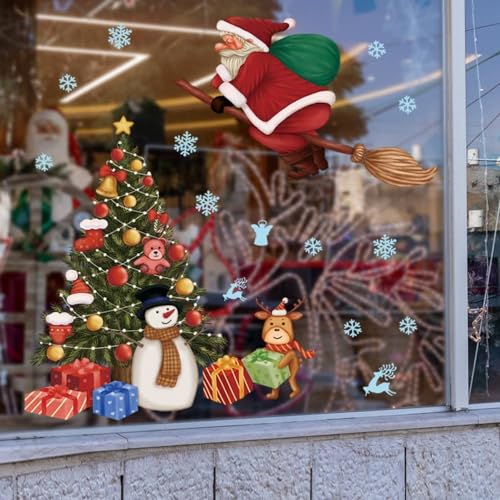 Christmas Tree Wall Sticker Decal 27x29 Inch Holiday Home Decor