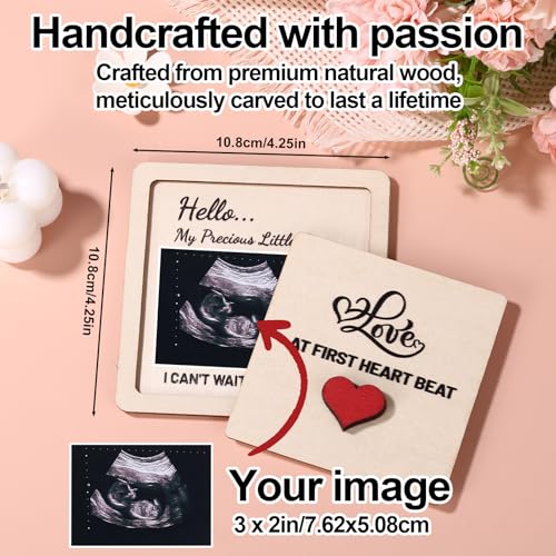 Wooden Pregnancy Announcement Box for Grandparents & Friends