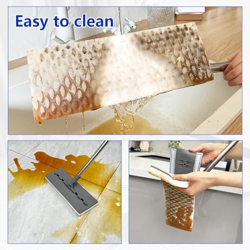 Magic Sponge Mop Pad Refill - 13" x 4.72" for Flat Mop Heads