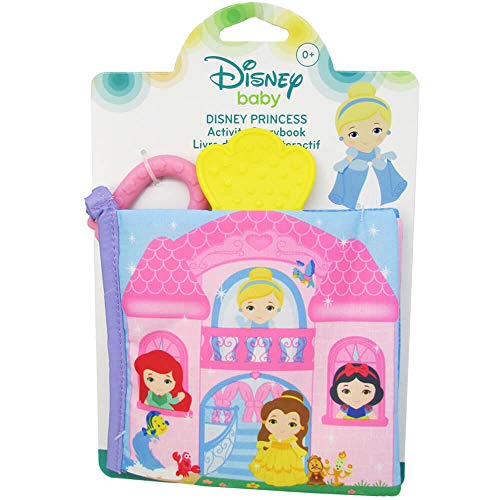 Disney Princess Soft Book with Teether Toy for Babies