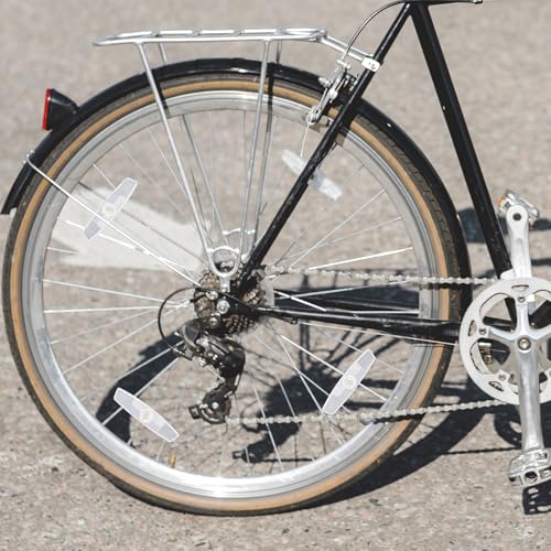 4Pcs Bike Spoke Reflectors, Bicycle Wheel Reflectors Bicycle Reflectors for Night Riding Safety Warning Spoke Reflector for Mountain Bikes & Road Bikes