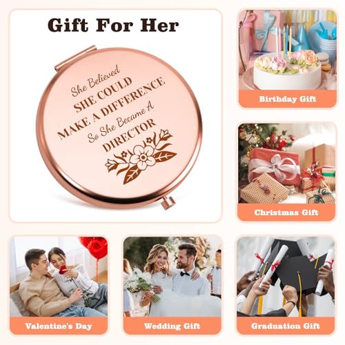 Director Compact Makeup Mirror - Inspirational Film School Graduation Gift