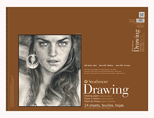 Strathmore 400 Series Drawing Pad 18"x24" Ivory/Cream - 24 Sheets