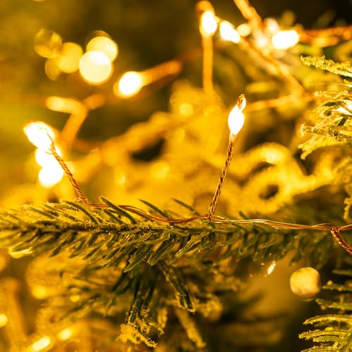 20ft 200 LED Fairy Lights Firecracker Copper String Christmas Decor