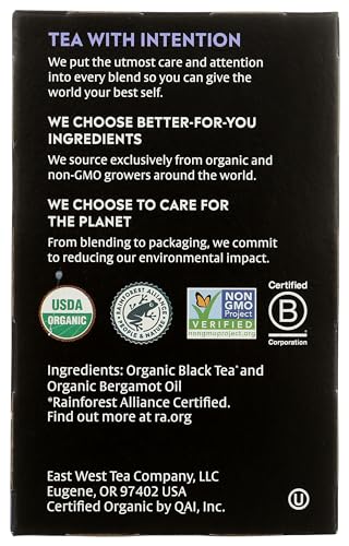 Organic Earl Grey Tea with Bergamot - Fair Trade - 16 Bags