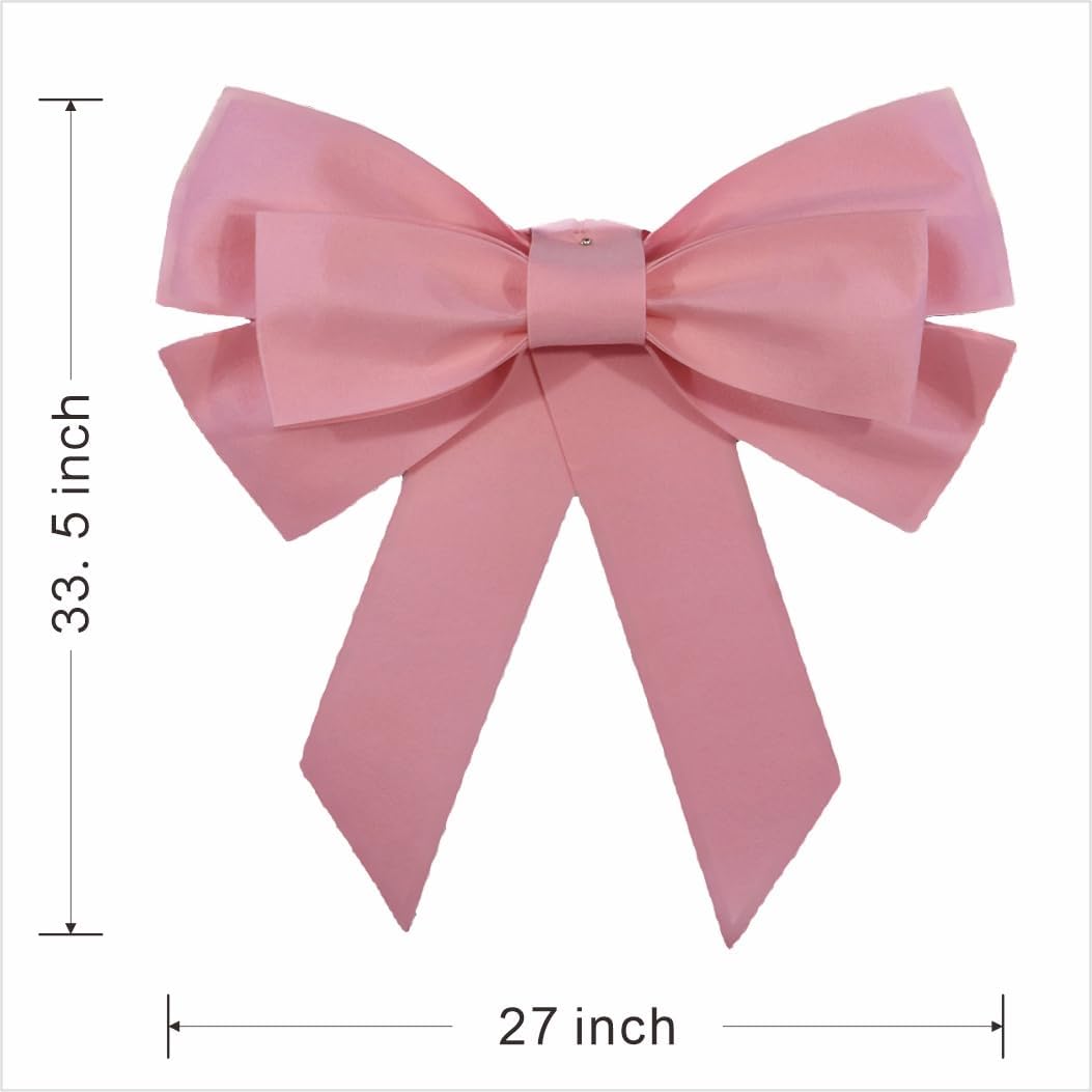 Pink Big Car Ribbon Bow - Extra Large Jumbo Bow for Gifts | Perfect for Sweet 16, Birthdays & Christmas