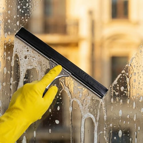 41-Inch Replacement Rubber Squeegee Blade - Professional Window & Shower Cleaner