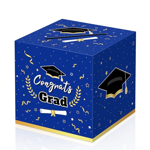 Kelool Graduation Decorations 2026 Blue Card Box Party