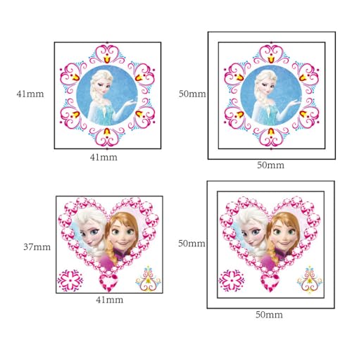 Frozen Temporary Tattoos for Kids - 20 Sheets Waterproof Party Favors