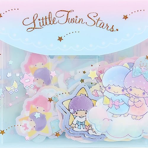 Sanrio Little Twin Stars Decorative Seal and Portable Card Case Set