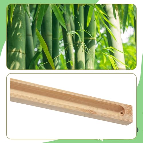 Natural Bamboo Incense Holder Set for Sticks - 2 PCS