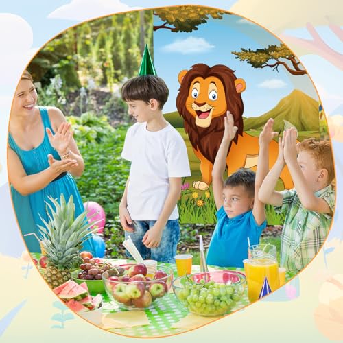 Pin The Tail on The Lion Party Game - Kids Birthday Supplies