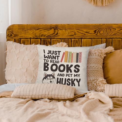 Husky Pillow Covers 18x18 - Perfect Gift for Dog Lovers