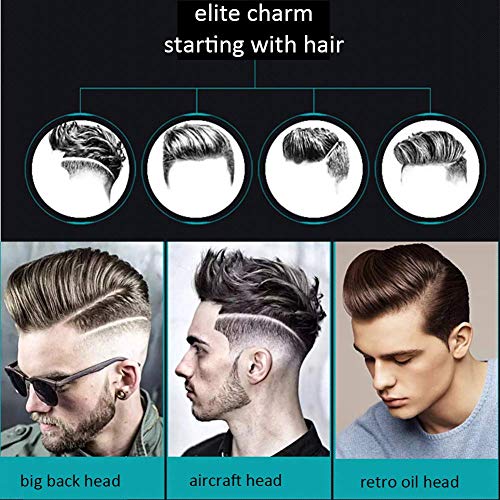 EastyGold 5-Pack Men's Hair Styling Comb Set Professional Barber Tool