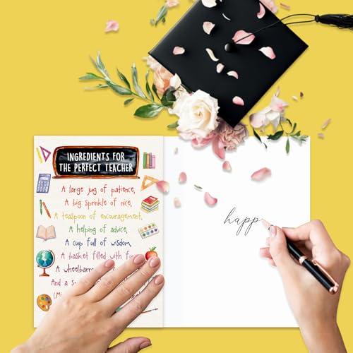 Funny Thank You Teacher Card - Great Teacher Appreciation Gift