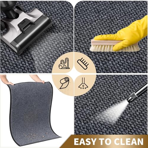 Yimobra Waterproof Indoor Outdoor Doormat - Non-Slip, Easy Clean, 29.5x17