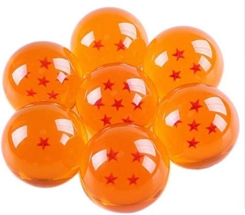 Country Toys Medium Crystal Glass Dragon Ball Stars | Collectible 27-76MM Diameter