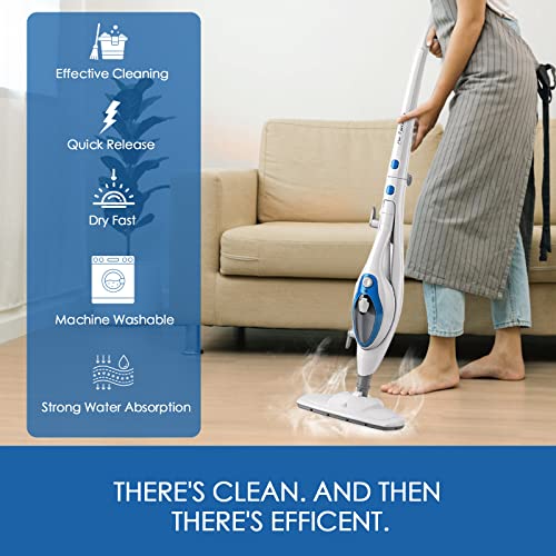 6 Pack Steam Mop Pads for PurSteam ThermaPro 211 - Microfiber Replacement