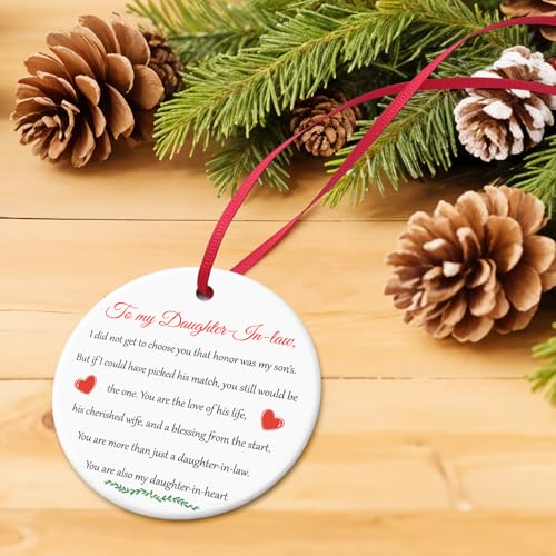 Ceramic Ornament Gift for Daughter-in-Law - Family Appreciation