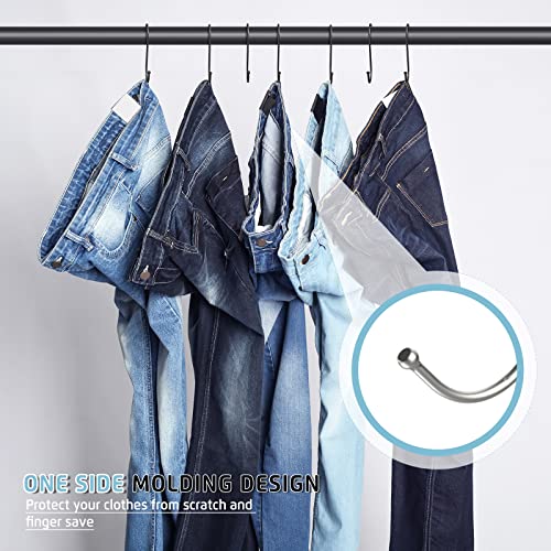 RELBRO Heavy Duty S Hooks - 3.7 Inch Metal Hanging Hooks (30 Pcs)