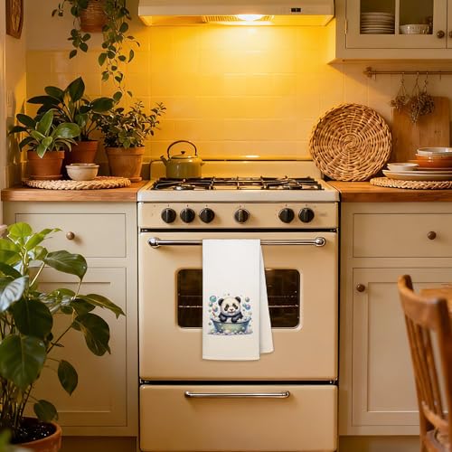 Panda Hand Towels for Kids - Cute 16x24 Dish Towel (Towel-d)