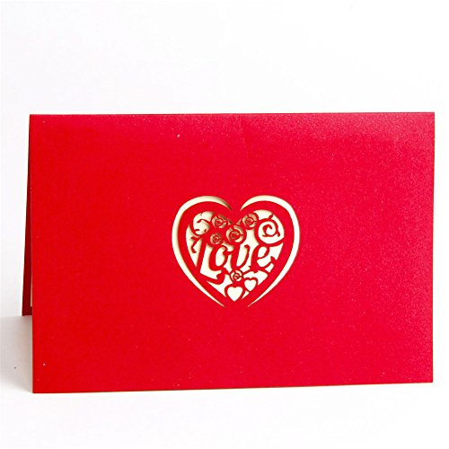 3D Pop-Up Mother's Day Card with Envelope - Unique Gift for Mom