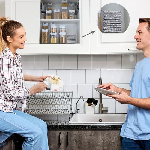 Nanaborn Non-Scratch Wire Dishwashing Rags - 12 Pack Kitchen Cloths