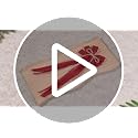 12 Pack Rustic Burlap Christmas Bows for Holiday Decor