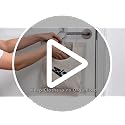 White Laundry Clothespin Bag 12x11in Hanging Clothes Pin Holder Outdoor Wardrobe