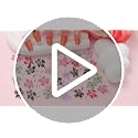 3D Hawaii Flower Nail Charms and Rhinestones Hibiscus Nail Art Kit