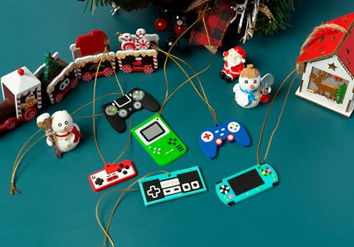 20PCS Christmas Video Game Controller Ornaments - Holiday Gaming Decorations