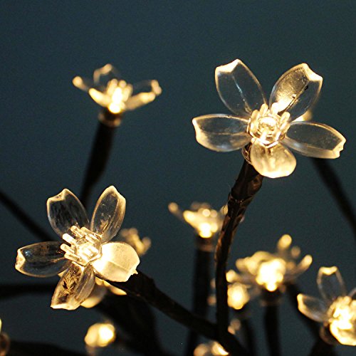 23 Inch Cherry Blossom Tree Lights with 90 LEDs - Warm White, 6in Variation