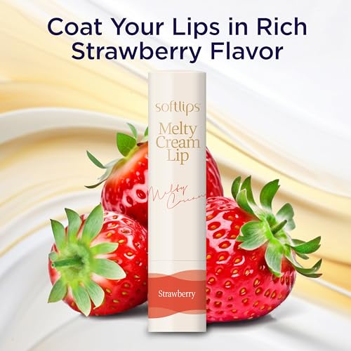 Softlips Melty Cream Hydrating Lip Balm Strawberry 0.12 oz