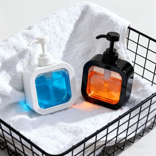 10oz Refillable Soap Dispenser - Leak-Proof PET Plastic - Black