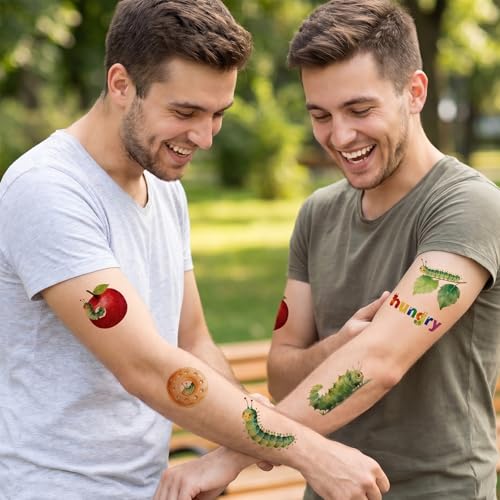 Caterpillar Temporary Tattoos - 200+ Insect Party Favors & Supplies