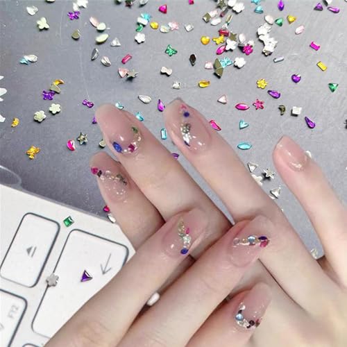 Mini Rhinestones Nail Art Charms Crystals - 2000Pcs Colorful Gems Set