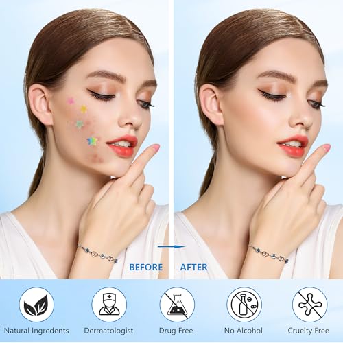 Star Acne Patches 320 Count Hydrocolloid Pimple Patches with Tea Tree Oil