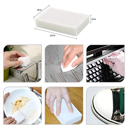 Magic Sponge Eraser - 10 Pcs Multi-Functional Melamine Cleaner