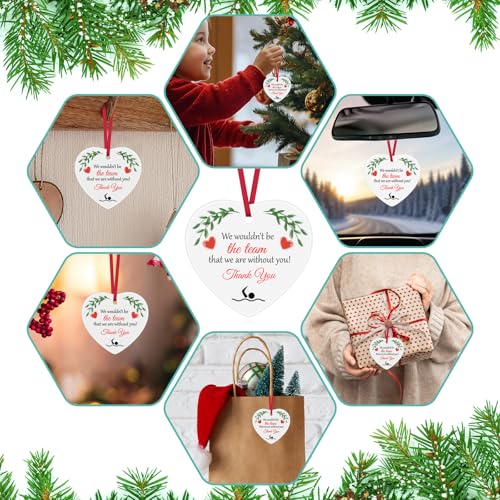 Ceramic Swimming Ornament Gift for Coaches & Swimmers