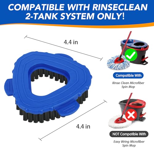 Discount Parts Direct Replacement Scrub Brush Head for RinseClean 2-Tank System - 1 Pack