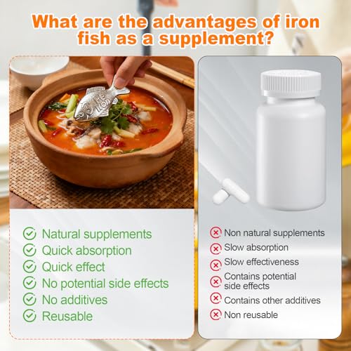 Iron Fish Cooking Tool Set - Natural Iron Supplement for Family Health