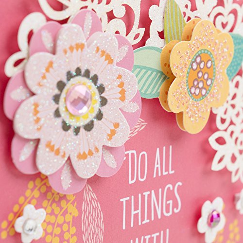 Hallmark Signature Floral Birthday Card - Do All Things with Love