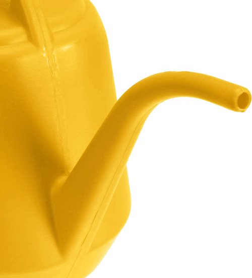 Fasmov 1-Gallon Plastic Watering Can - Bright Yellow Color for Easy Plant Care