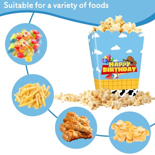 Toy-Themed Popcorn Boxes - 12pcs Set for Parties & Celebrations