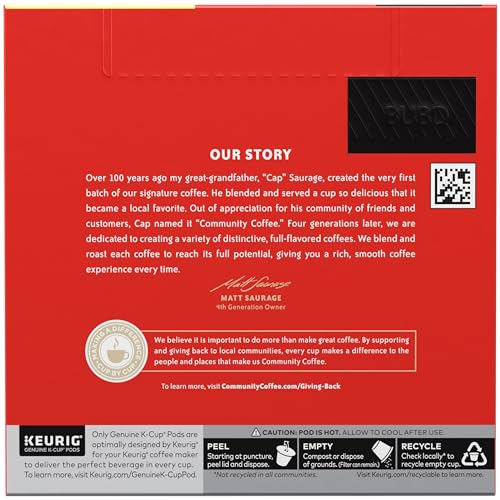 Community Coffee Café Special Medium-Dark Roast K-Cup Pods - 48 Count