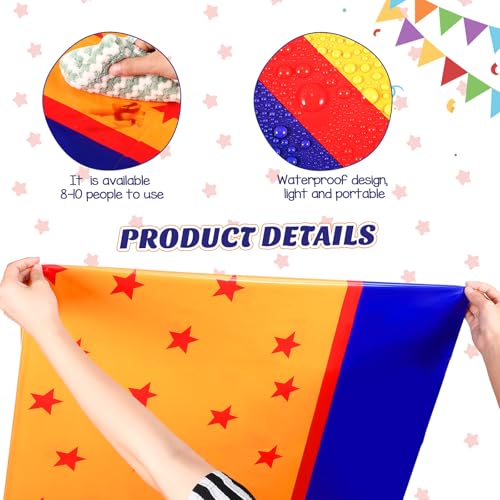Oudain Anime Theme Party Tablecloth - 3 Pack, 108 x 54 Inch Plastic Cover